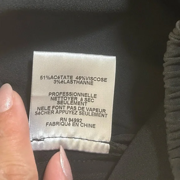 Jonathan Simkhai black with white edge ruffle cropped wide leg pants - Picture 6 of 12